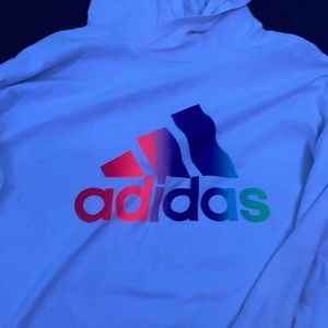 Adidas long sleeve hooded shirt